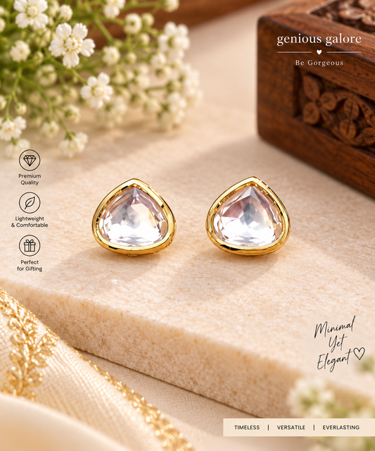 Drop kundan earrings