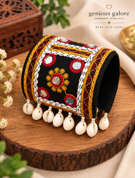 Handcrafted Kutch Embroidered Handcuff