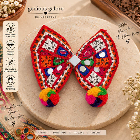 Navratri Bow Clip